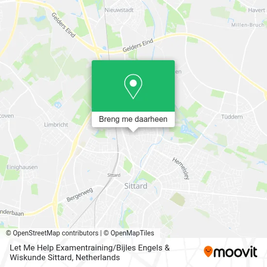 Let Me Help Examentraining / Bijles Engels & Wiskunde Sittard kaart