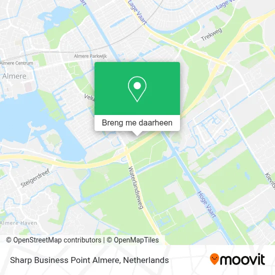 Sharp Business Point Almere kaart