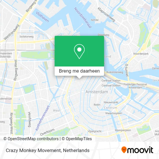 Crazy Monkey Movement kaart