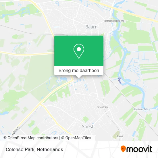 Colenso Park kaart