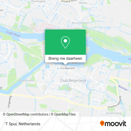 'T Spui kaart