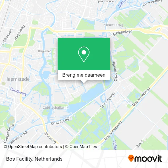 Bos Facility kaart