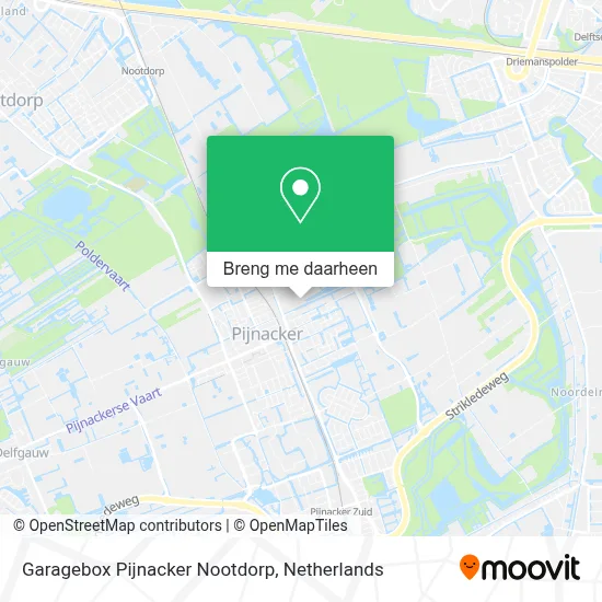 Garagebox Pijnacker Nootdorp kaart