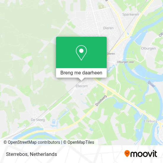 Sterrebos kaart