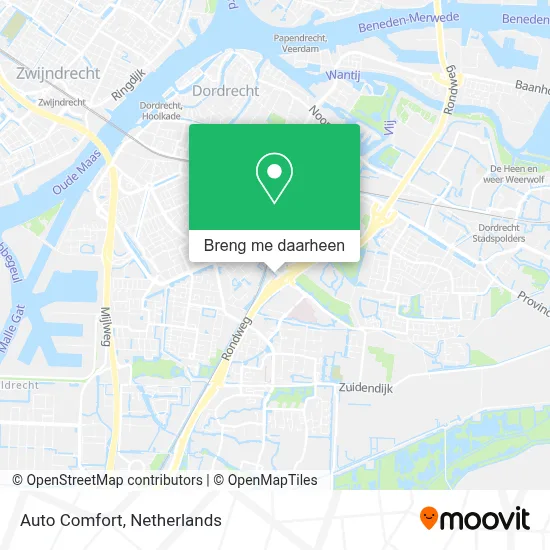 Auto Comfort kaart