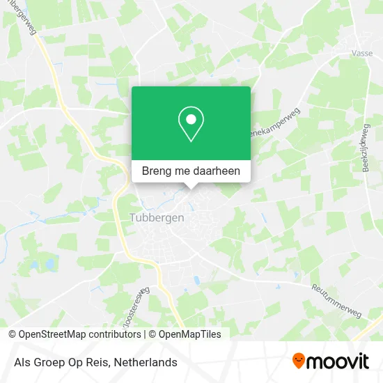 Als Groep Op Reis kaart