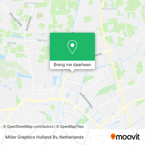 Miller Graphics Holland Bv kaart