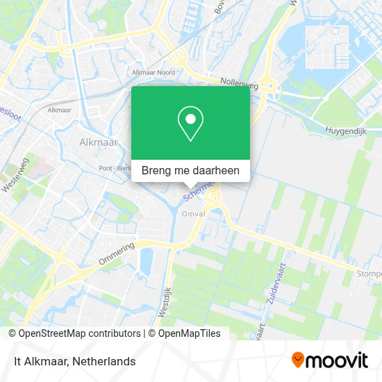 It Alkmaar kaart