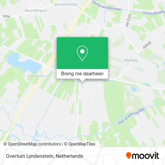 Overtuin Lyndenstein kaart