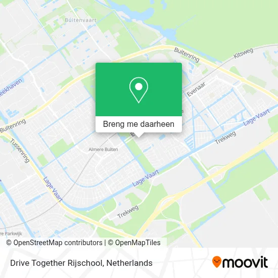 Drive Together Rijschool kaart