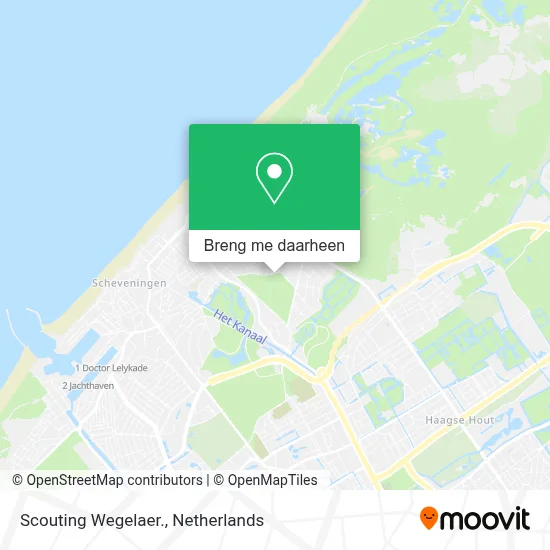 Scouting Wegelaer. kaart