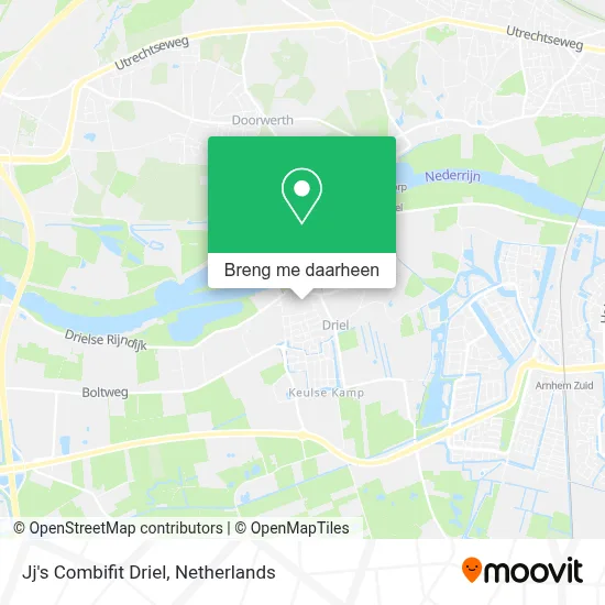 Jj's Combifit Driel kaart