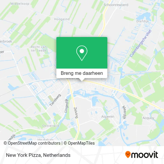 New York Pizza kaart