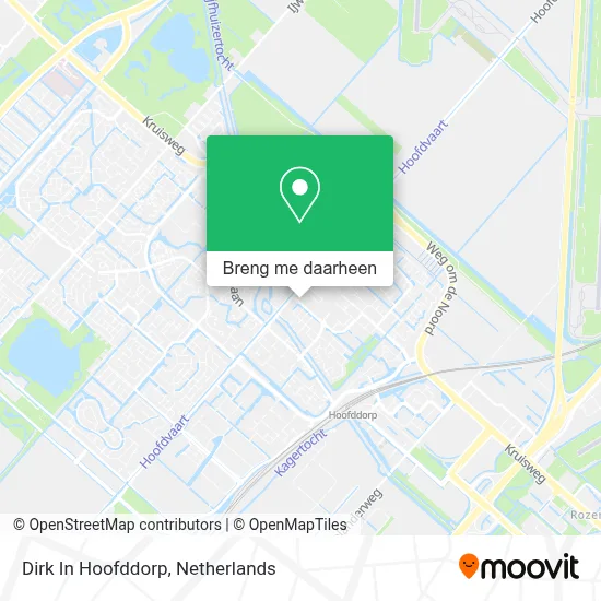 Dirk In Hoofddorp kaart