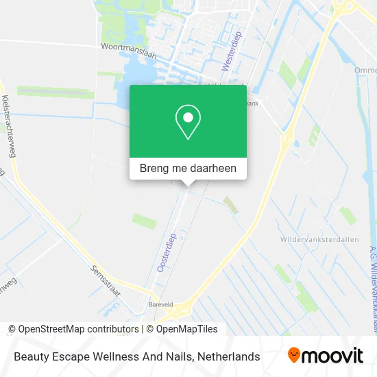 Beauty Escape Wellness And Nails kaart