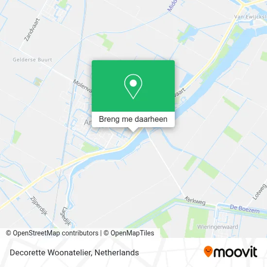 Decorette Woonatelier kaart