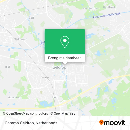 Gamma Geldrop kaart