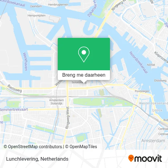 Lunchlevering kaart