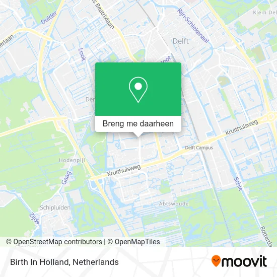 Birth In Holland kaart