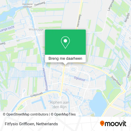 Fitfysio Griffioen kaart