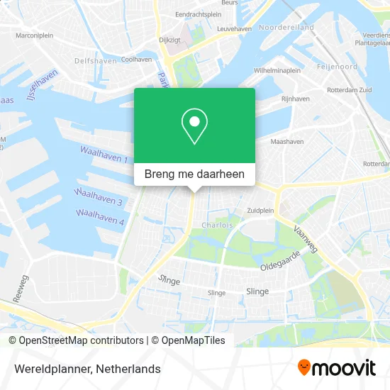 Wereldplanner kaart