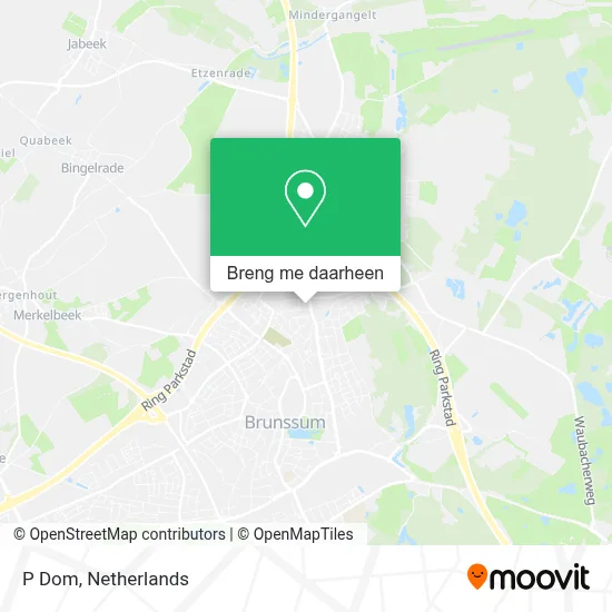 P Dom kaart