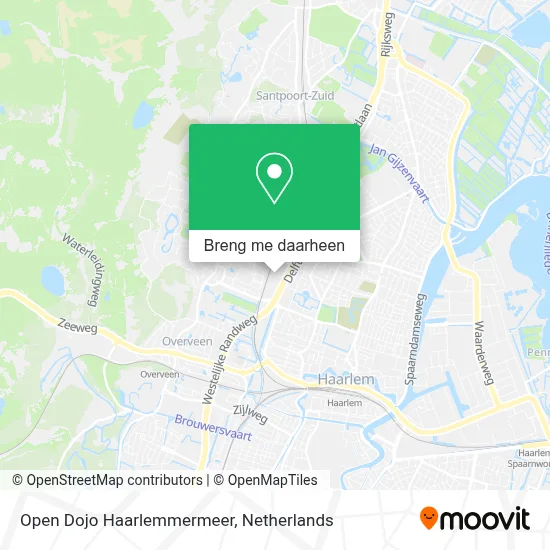 Open Dojo Haarlemmermeer kaart
