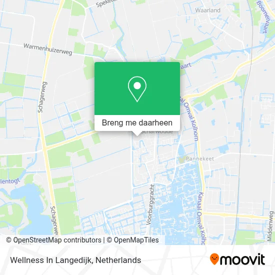 Wellness In Langedijk kaart