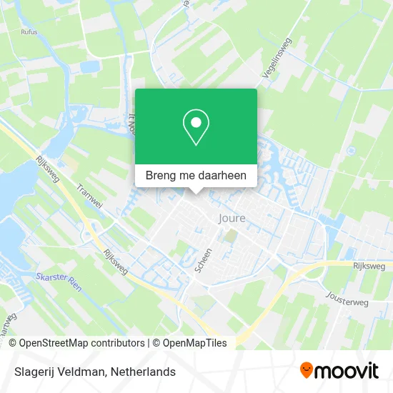 Slagerij Veldman kaart