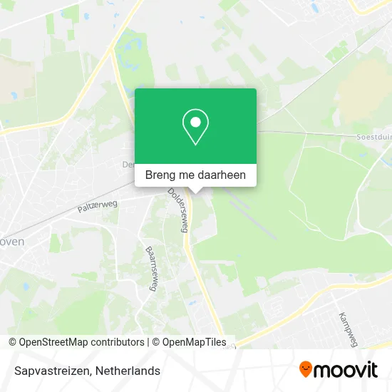 Sapvastreizen kaart