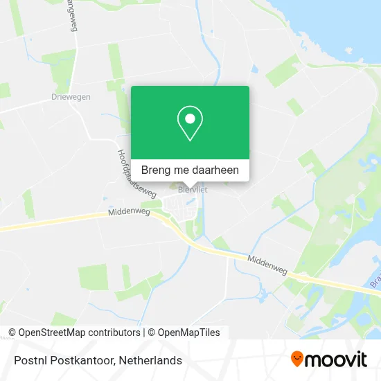 Postnl Postkantoor kaart
