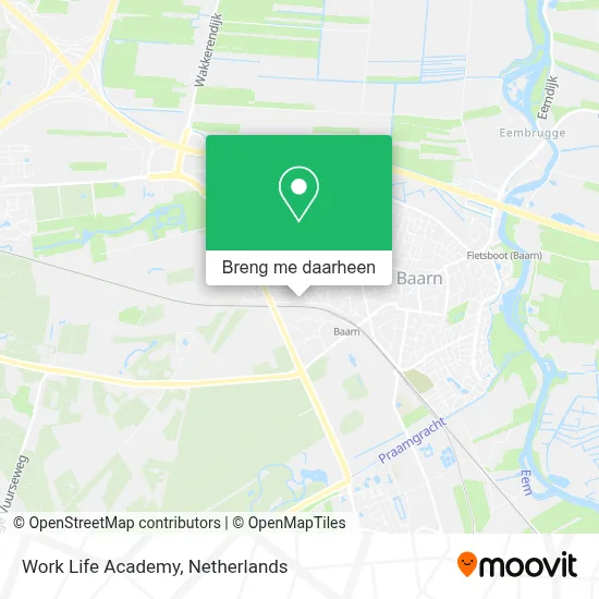 Work Life Academy kaart