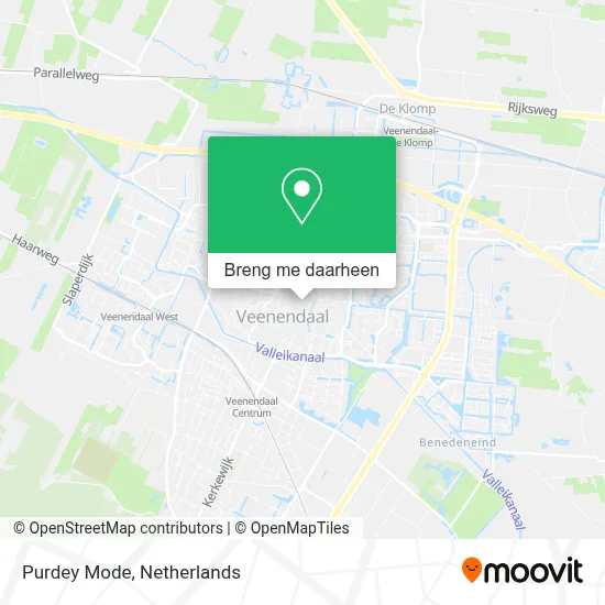 Purdey Mode kaart