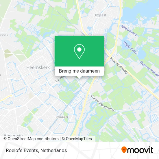 Roelofs Events kaart