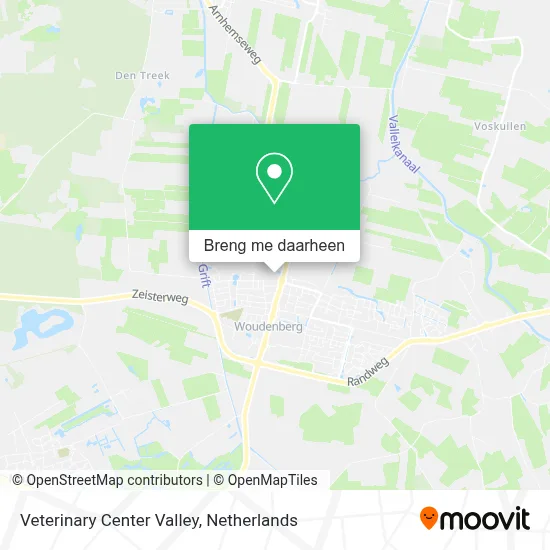Veterinary Center Valley kaart