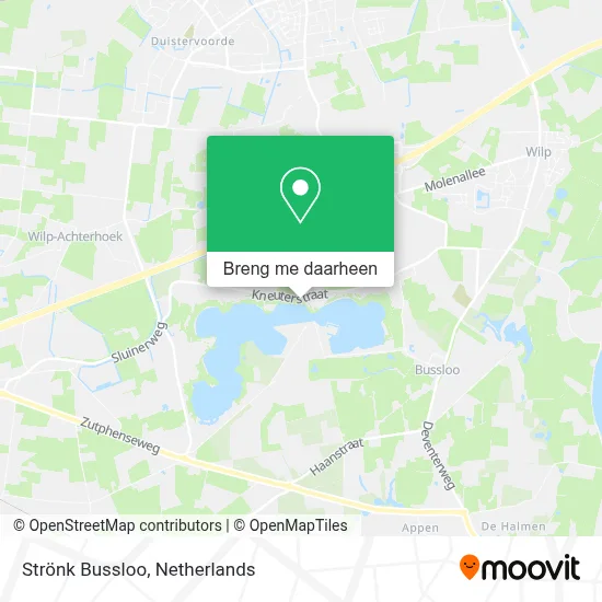 Strönk Bussloo kaart
