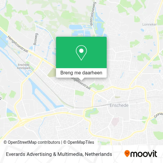 Everards Advertising & Multimedia kaart