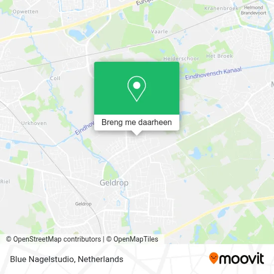 Blue Nagelstudio kaart