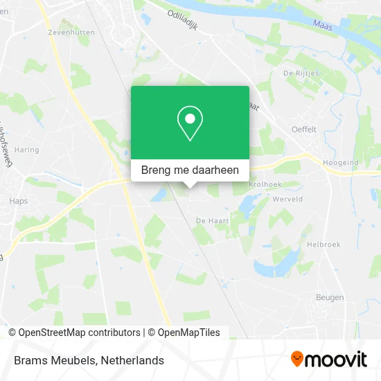 Brams Meubels kaart