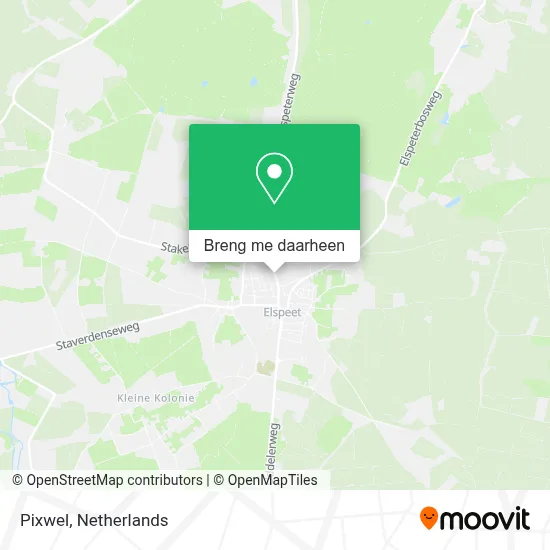 Pixwel kaart