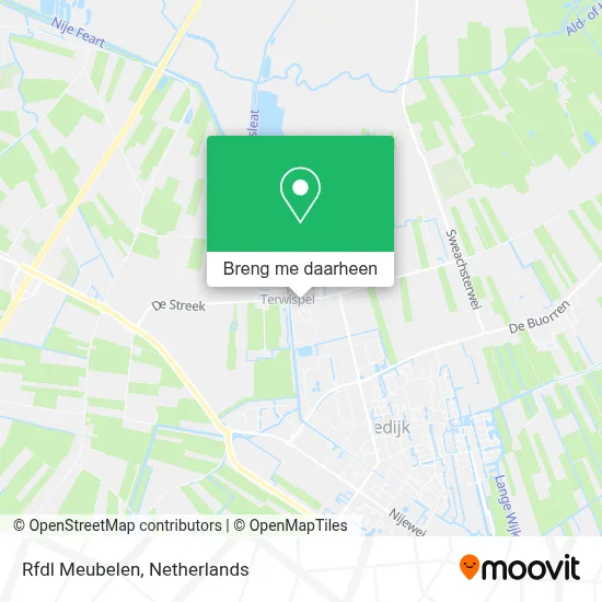 Rfdl Meubelen kaart