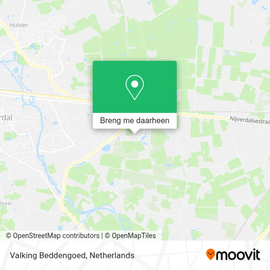 Valking Beddengoed kaart