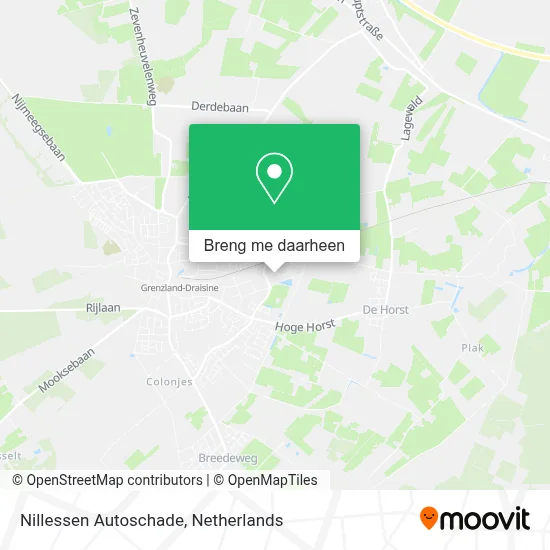 Nillessen Autoschade kaart