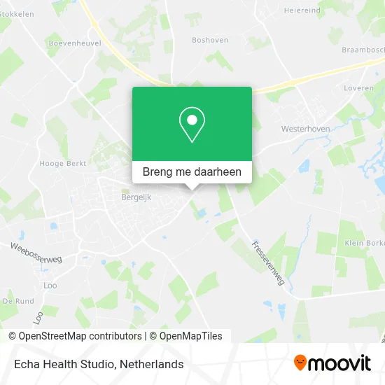 Echa Health Studio kaart