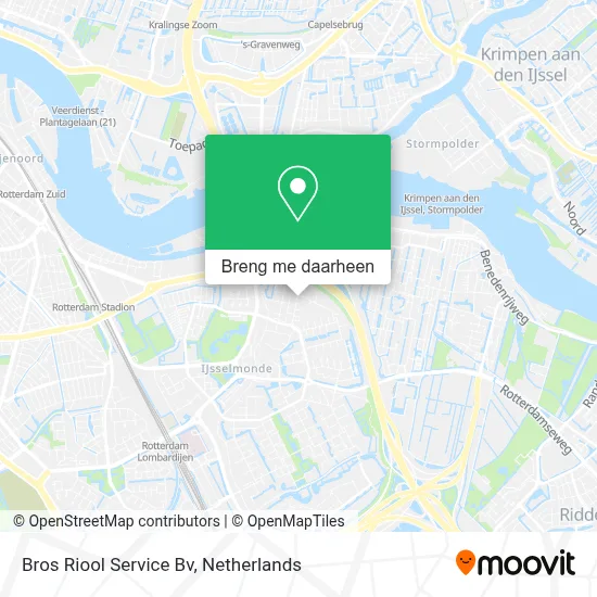 Bros Riool Service Bv kaart