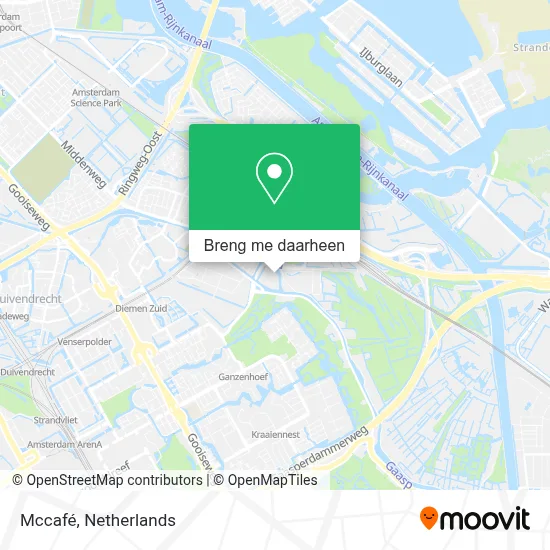 Mccafé kaart