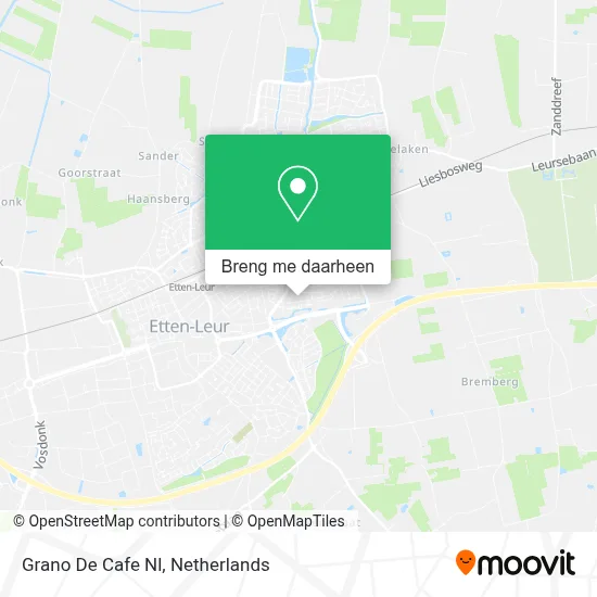 Grano De Cafe Nl kaart