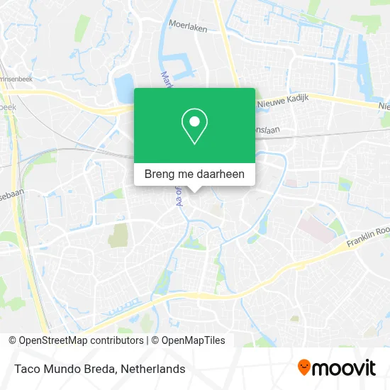 Taco Mundo Breda kaart