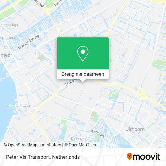 Peter Vis Transport kaart