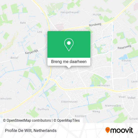 Profile De Wilt kaart